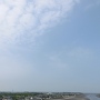 天守閣から中津川河口方面の眺め
