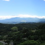 天守台より(左から和尚山、安達太良山、鉄山、箕輪山)