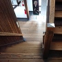 木軸の階段