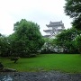 日本庭園からの関宿城
