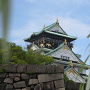大阪城と草