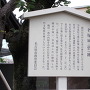 名塚城跡案内板