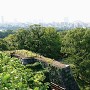 天守台から見た福岡城下！