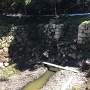 大池（整備工事中）の南側石段