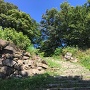 山上ノ丸・ニノ丸への石段（中坂道）