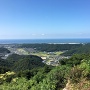 山上ノ丸・本丸 天守台から見た鳥取砂丘