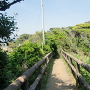 入江上の天然の土橋