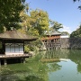 西の丸庭園 鳶魚閣と御橋廊下