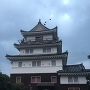 嵐の中の平戸城