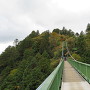 大松山つり橋（雲海展望台側から大松山城方面）