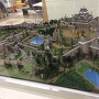 駅にある姫路城模型