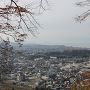 本丸から彦根城を見る