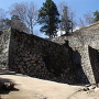 三の丸と大手門跡付近の石垣