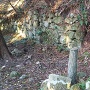 井戸跡の石垣
