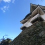 和歌山城 丸みのある石落し