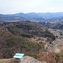 天守から見た木曽川上流の風景