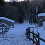 雪の鴫山城