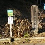 国道145号線沿いにある石碑と説明板