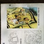 高井城案内板・復元図と縄張り図