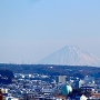 高島城 天守3階から見える富士山