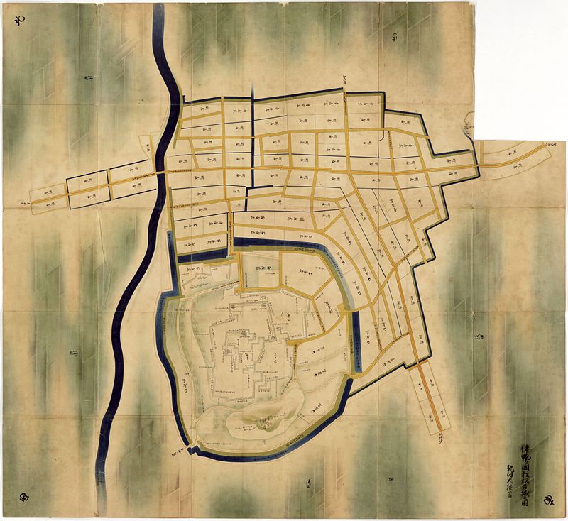 松阪古城之図