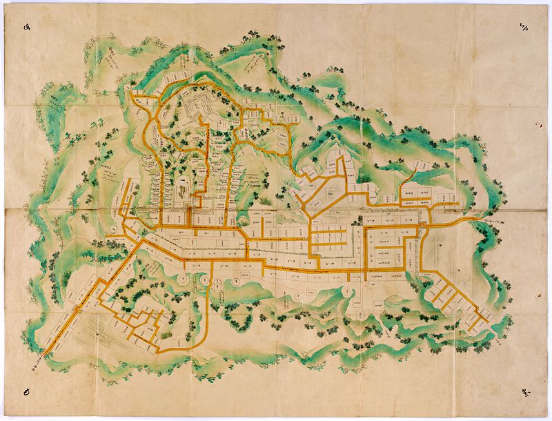 奥州二本松城之絵図