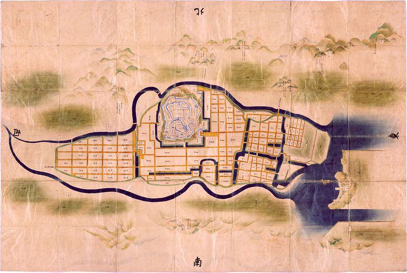 高知城の写真：土佐国城絵図（高知） | 攻城団